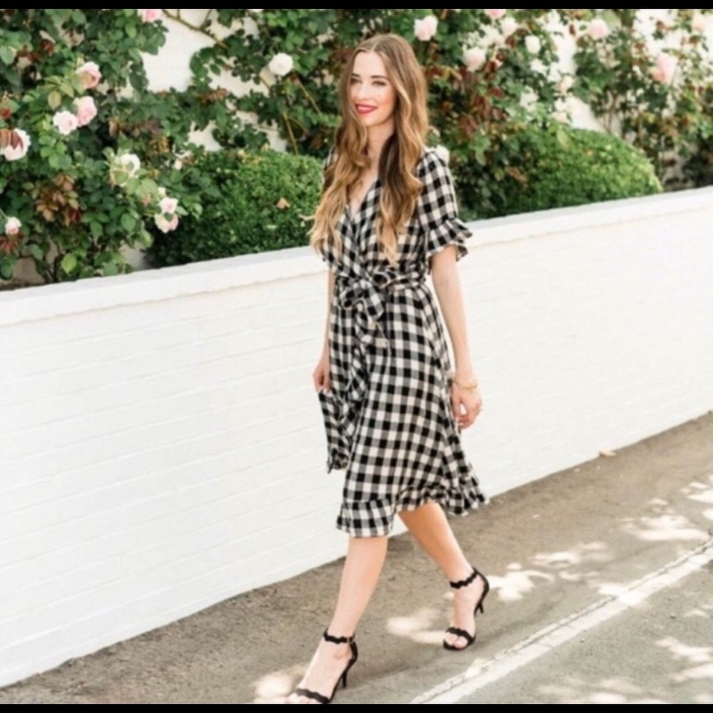 Isabella Sinclair Gingham Dress (Anthropology)